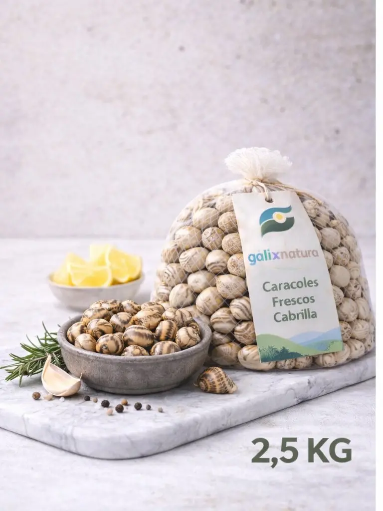 Caracoles frescos Cabrilla 2,5 Kg