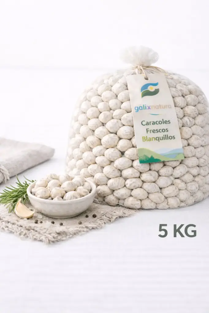 Caracoles frescos Blanquillos 5 Kg