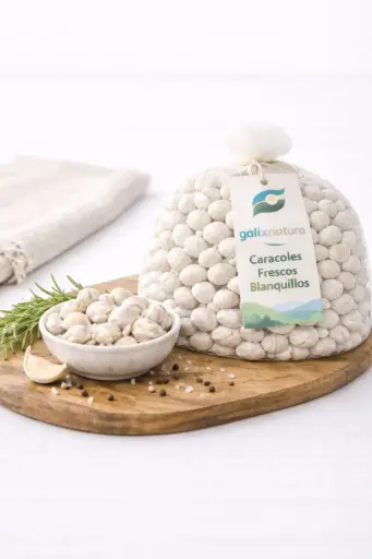 Caracoles frescos Blanquillos 2,5 Kg